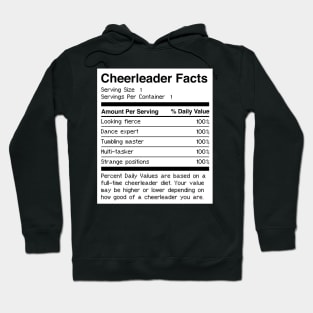 Cheerleader Facts | Funny Cheerleading Graphic Hoodie